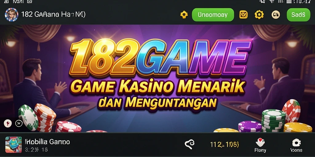 Tampilan gameplay menyerupai Kasino nyata yang mendebarkan.