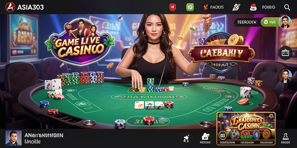 Tampilan Gameplay Live Casino yang Menarik di ASIA303.