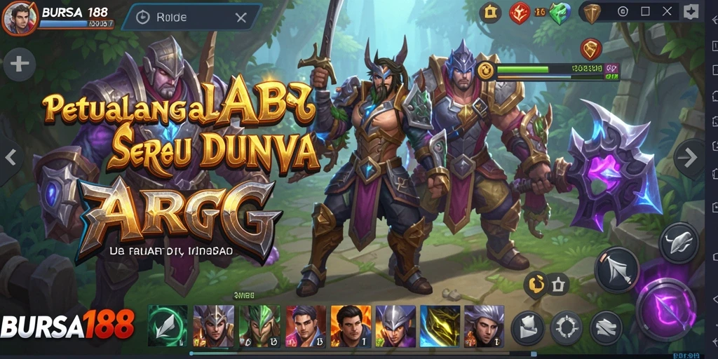 Tampilan menarik dari gameplay seru BURSA188 yang melibatkan petualangan di dunia ARPG.