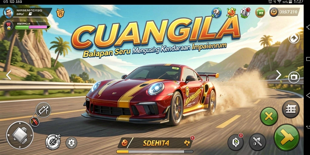 Cuplikan menarik dari gameplay balapan CUANGILA.