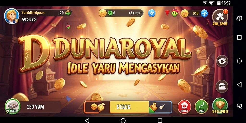 Gameplay seru dan mengasyikkan dalam DUNIAROYAL.