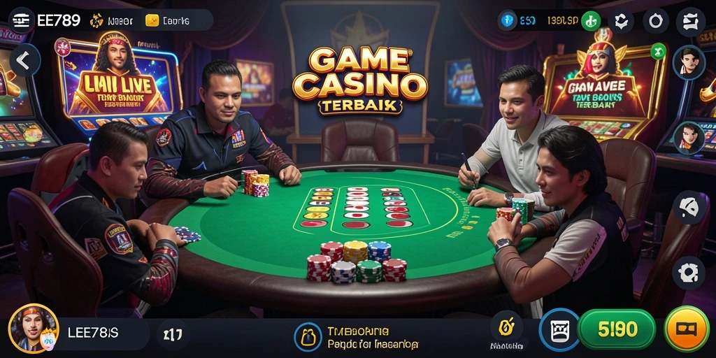 Tangkapan layar permainan Live Casino yang menarik di EE789.