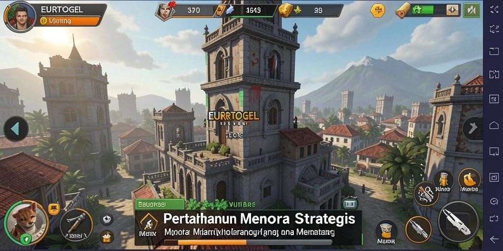 Screenshot gameplay menampilkan aksi seru di Tower Defense.