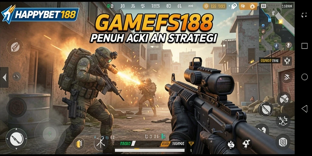 Gameplay seru dan mendebarkan dalam <strong>HAPPYBET188</strong> dengan aksi tembak-menembak yang intens.