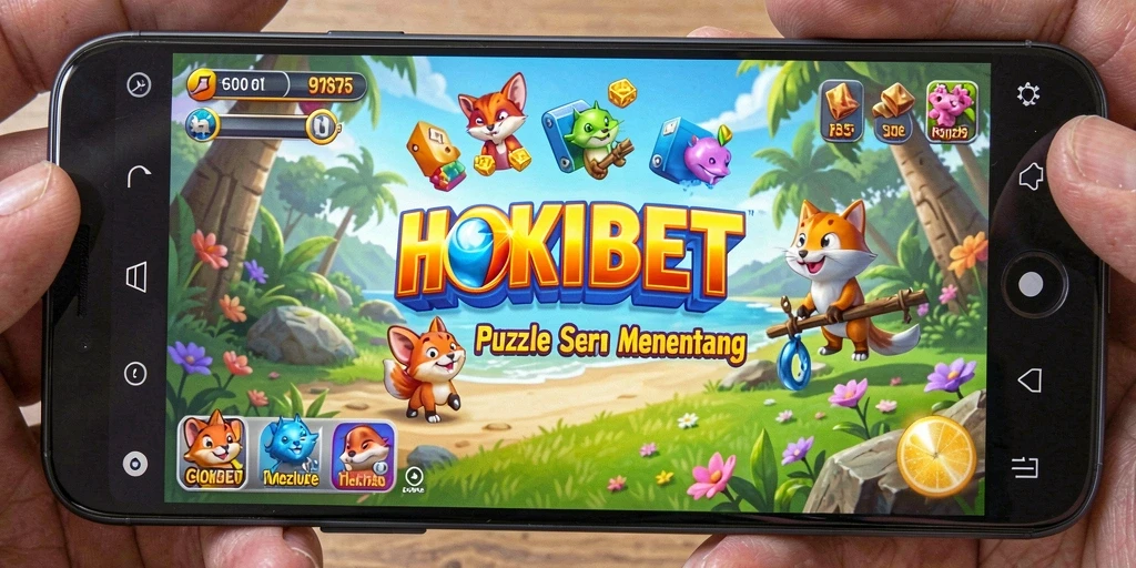 Tampilan gameplay seru dengan tantangan puzzle menarik.