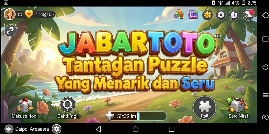 Tampilan gameplay JABARTOTO yang menegangkan dan menarik.
