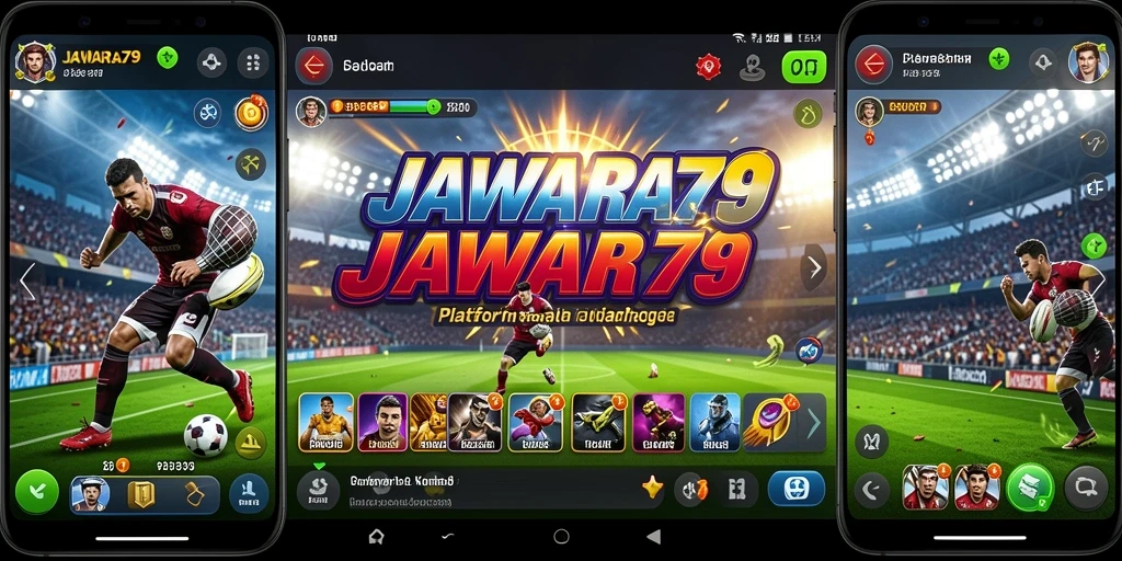 Tampilan gameplay JAWARA79 dengan opsi taruhan olahraga yang variatif.