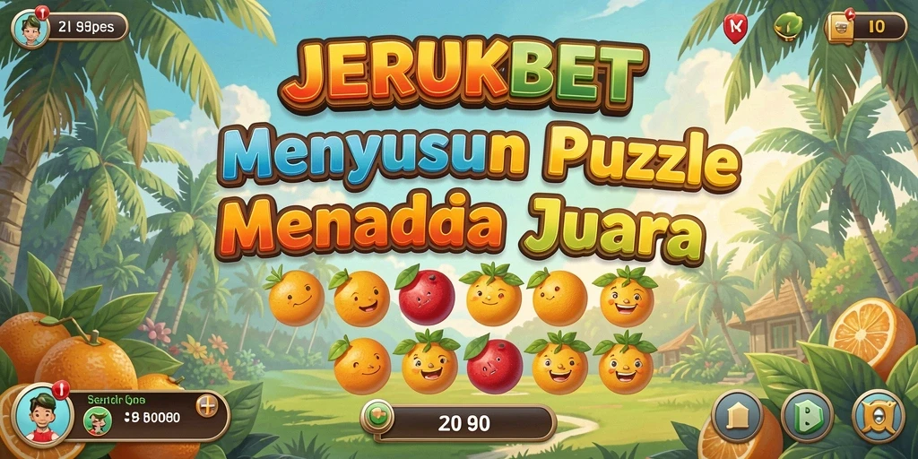 Tampilan gameplay JERUKBET yang menantang dan penuh warna.