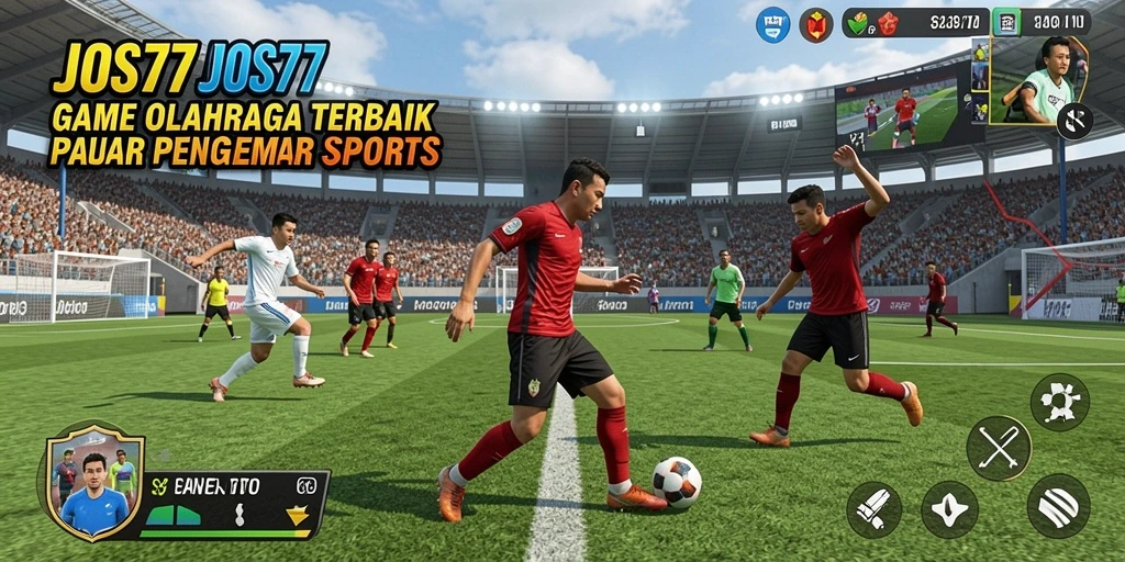 Tampilan gameplay seru berbagai cabang olahraga di JOS77.