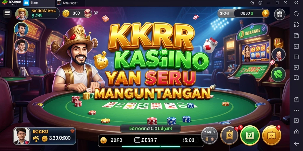 Tampilan screenshot KKRP dengan gameplay Kasino yang mengasyikan.