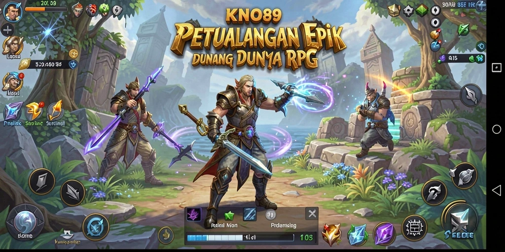 Tampilan gameplay KNO89 yang menarik dan mendebarkan di dunia RPG.