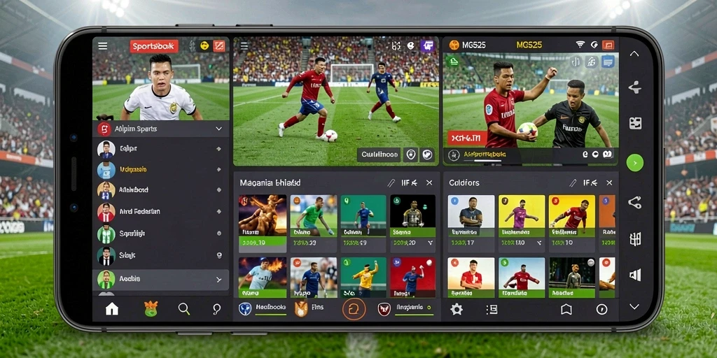 Tampilan gameplay yang menarik dan interaktif dari MG525.