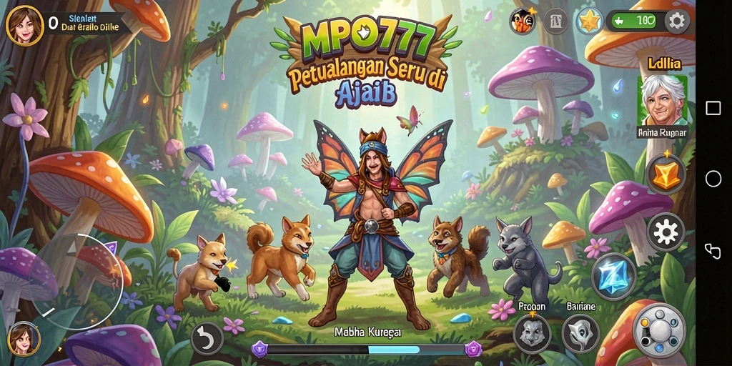 Tampilan gameplay MPO777 menunjukkan petualangan seru dalam dunia fantasi.
