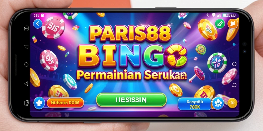 Tampilan gameplay Bingo yang menyenangkan di PARIS88.