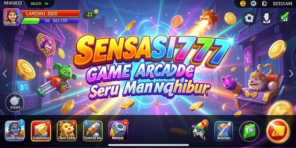 Gameplay seru dan menantang dalam SENSASI777.