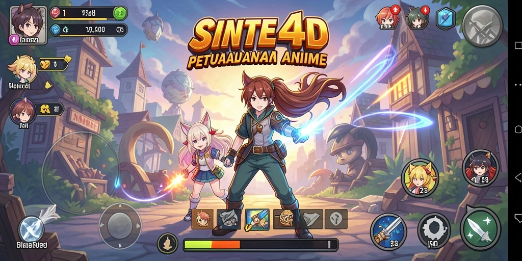 Gameplay seru dan karakter anime yang memukau.