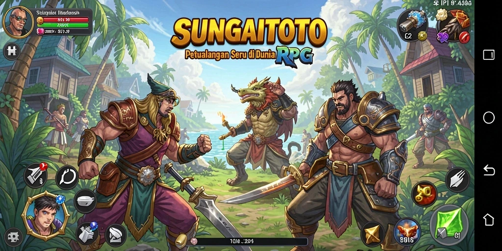 Gameplay seru dalam <strong>SUNGAITOTO</strong> yang menampilkan pertarungan epik.